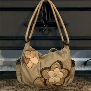 Canvas tote style purse
